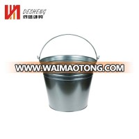 Household cleaning durable color galvanized metal handle bucket