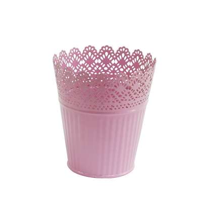 Wholesale Make-up Pencil Holder or Metal-Pierced Flower Wedding Vase Home Decor Artificial Planters plant pots